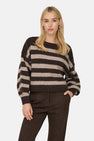 Pull à col rond - Seal Brown