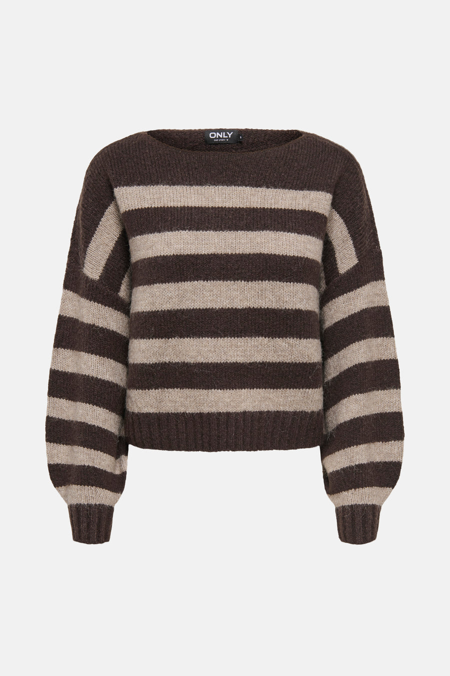 Pull à col rond - Seal Brown