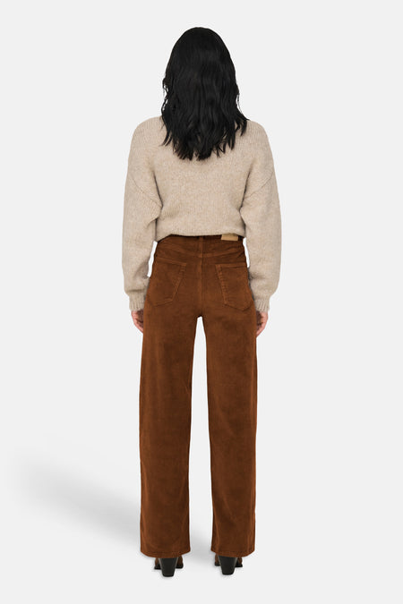 Pantalons 5 poches brun - ONLY®