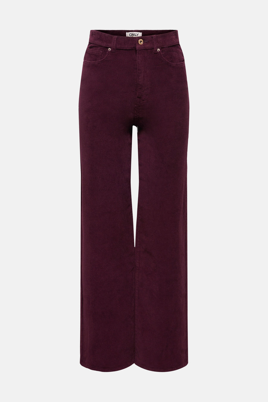 Pantalons 5 poches bordeaux - ONLY®