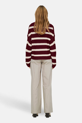 Pull à col rond - rouge - JDY