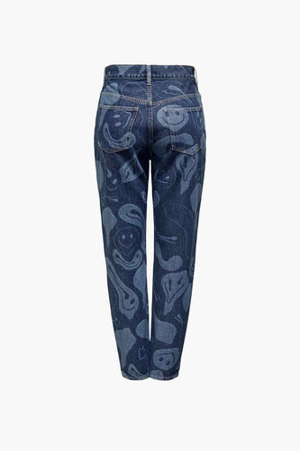 ONLVENEDA HW MOM SMILEY JEANS