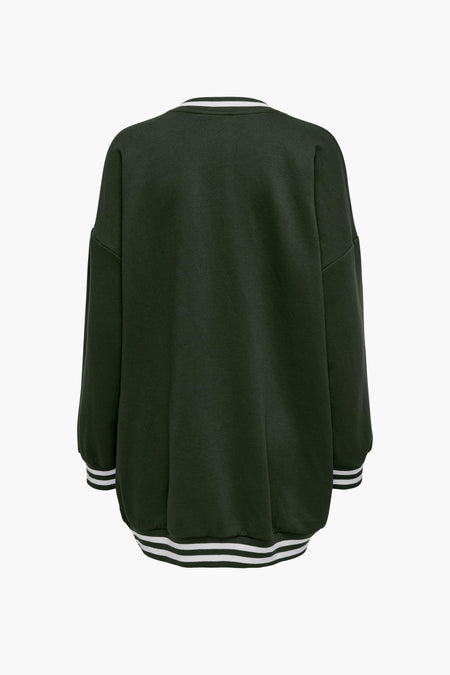 Pull-over vert vert ONLY ONLY ONLY détailstails en dé,, les et et et