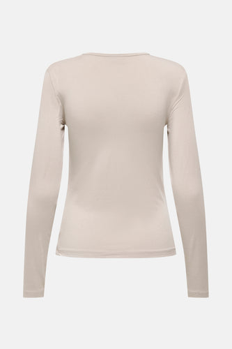 T-shirt à manches longues - beige - JDY