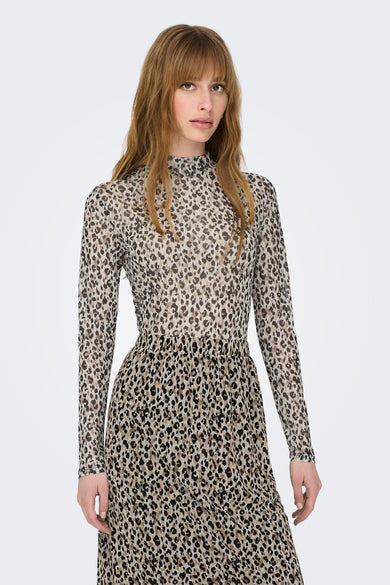 JDYELSA L/S HIGHNECK MESH TOP JRS