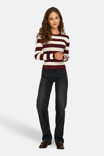 Pull à col rond - rouge - JDY - 6