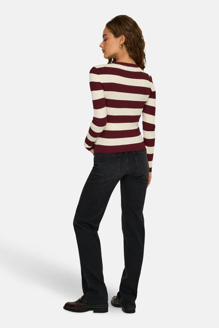 JDYPLUM L/S O-NECK PULLOVER KNT NOOS