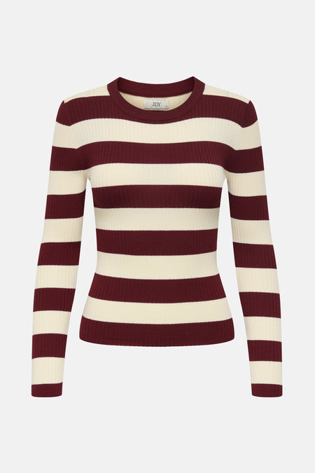 JDYPLUM L/S O-NECK PULLOVER KNT NOOS