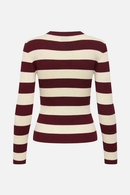 JDYPLUM L/S O-NECK PULLOVER KNT NOOS