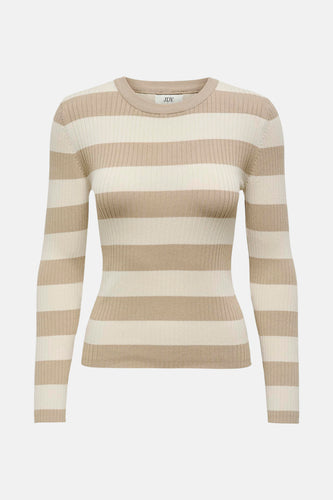 Pull à col rond - beige - JDY - 6