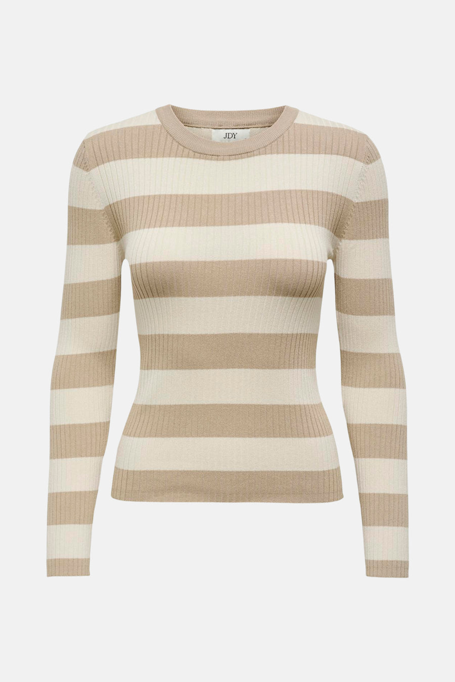Pull à col rond - beige - JDY - 5
