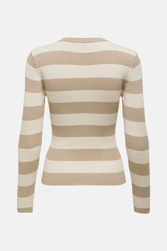 Pull à col rond - beige - JDY - 6