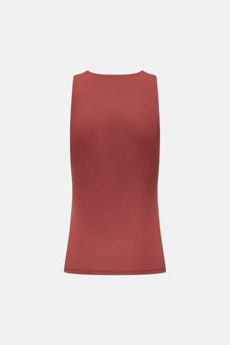 Haut rouge de ONLY, sans manches et avec un décolleté carré.
