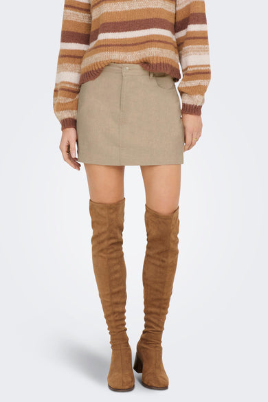 Short skirt - beige