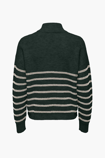 ONLTOKYO L/S ZIP PULLOVER KNT NOOS