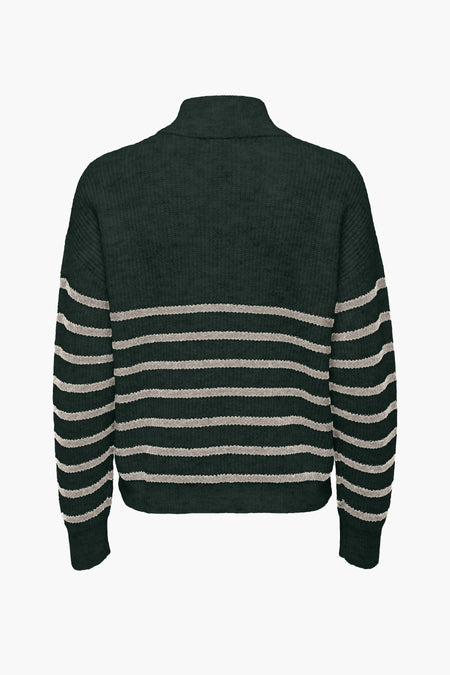 ONLTOKYO L/S ZIP PULLOVER KNT NOOS