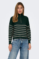 ONLTOKYO L/S ZIP PULLOVER KNT NOOS