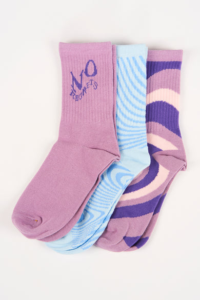 Chaussettes - pourpre