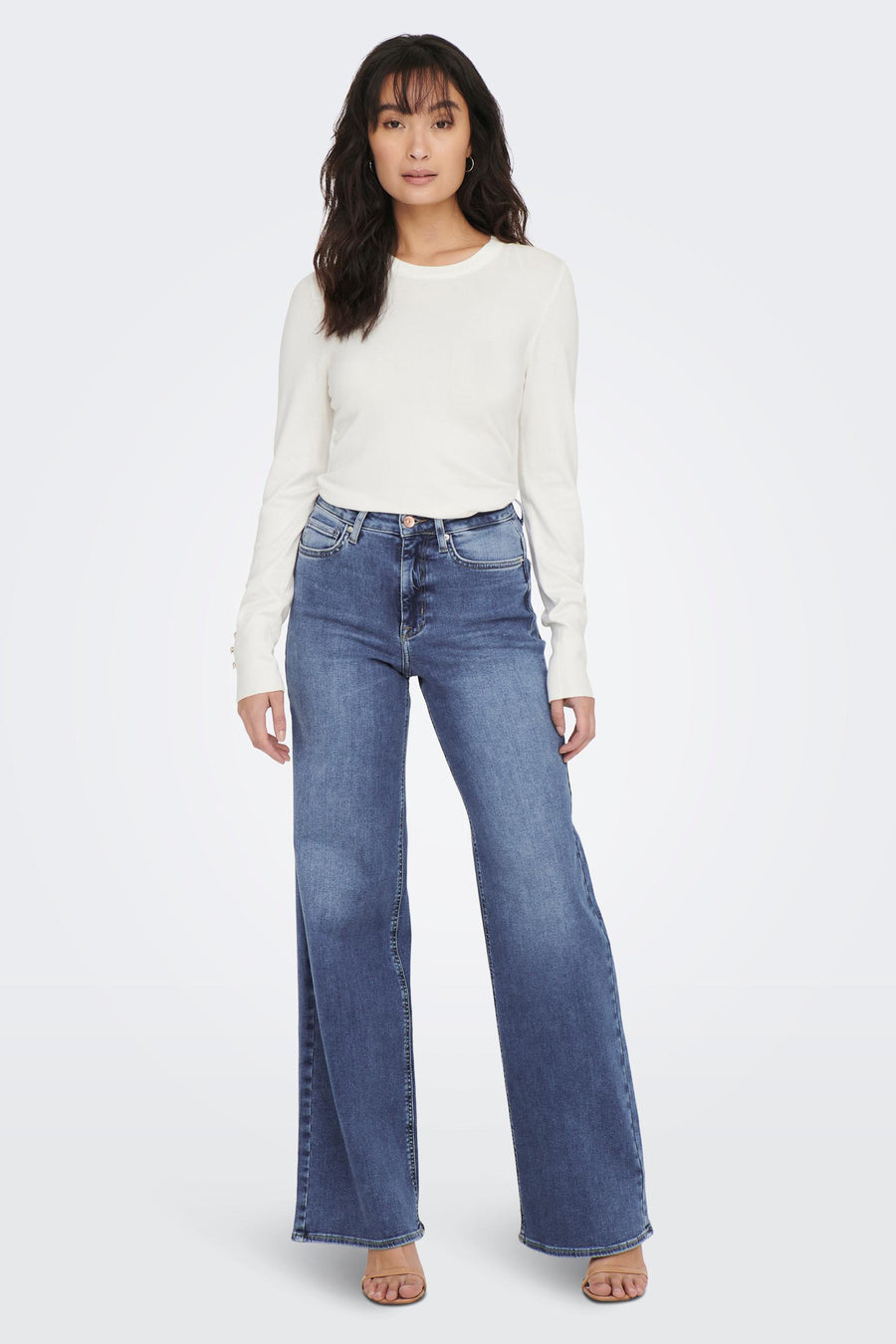 ONLMADISON BLUSH HW WIDE DNM CRO372 NOOS