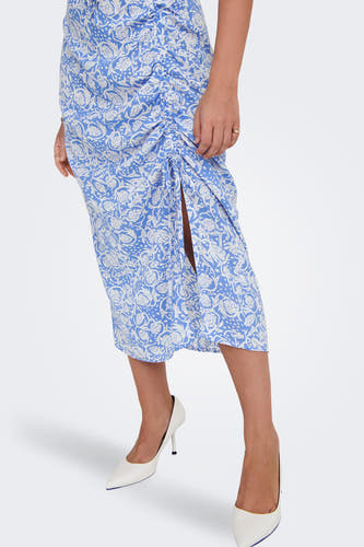 Jupe midi - bleu