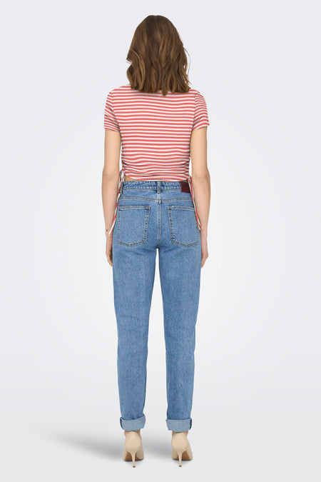 ONLWENDY S/S RUCHING TOP JRS