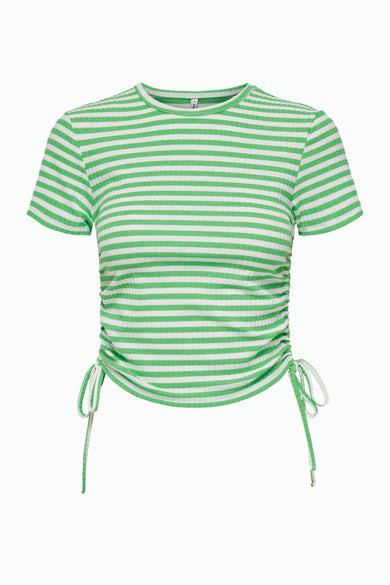 ONLWENDY S/S RUCHING TOP JRS