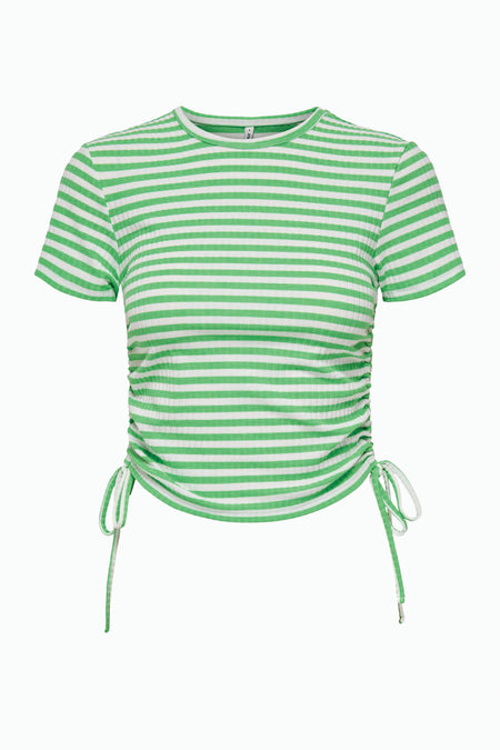 ONLWENDY S/S RUCHING TOP JRS
