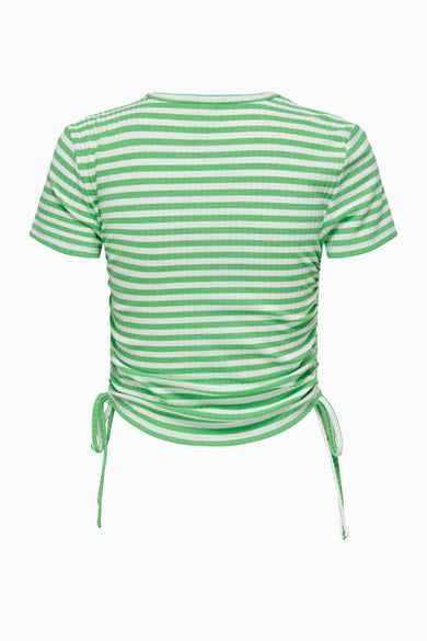 ONLWENDY S/S RUCHING TOP JRS