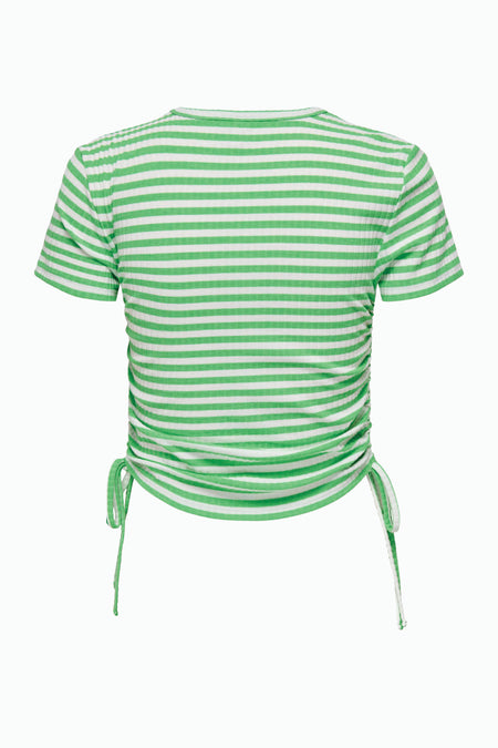 ONLWENDY S/S RUCHING TOP JRS