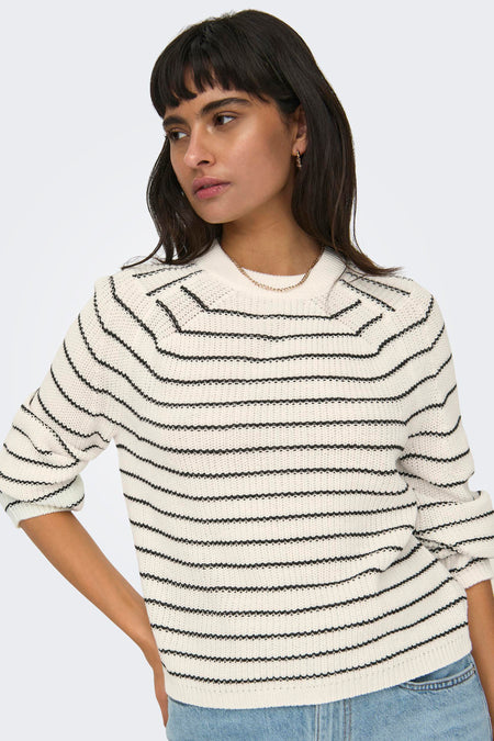 ONLBASE L/S O-NECK PULLOVER KNT NOOS