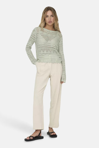 Pull col O vert - JDY - JDY