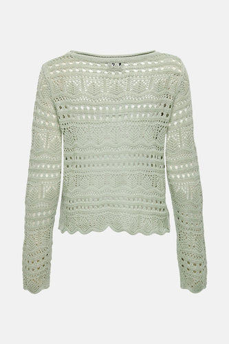 Pull col O vert - JDY - JDY