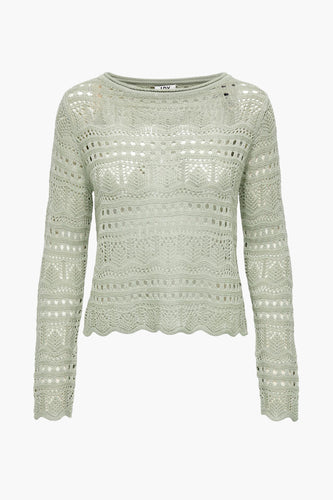 Pull col O vert - JDY - JDY