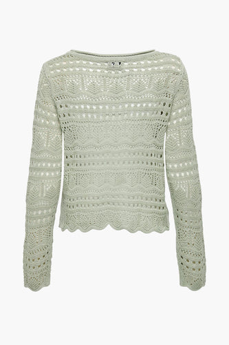 Pull col O vert - JDY - JDY