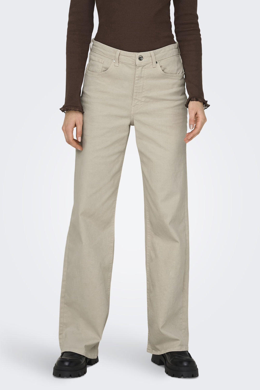 Jeans wide Off white denim - ONLY®