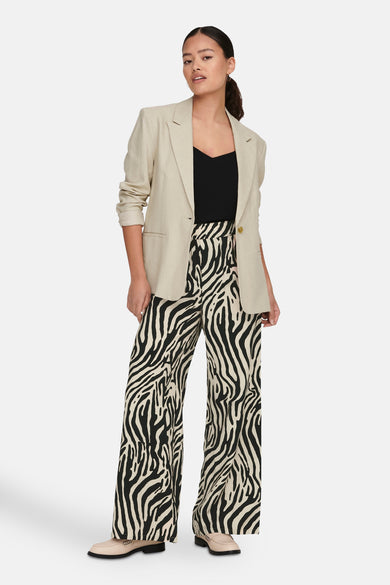 JDYMAYA L/S LINEN BLAZER PNT DIA