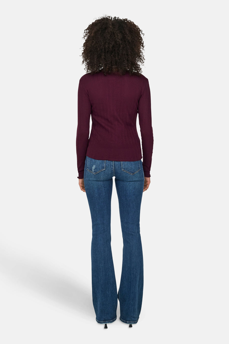 T-shirt à manches longues - Mauve - ONLY®