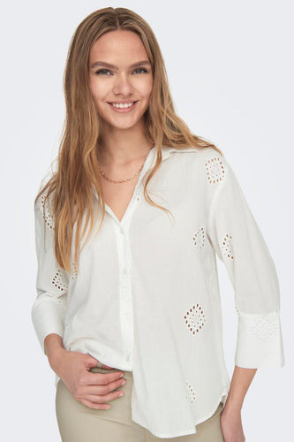 Chemise &agrave; manches longues - blanc - JDY - 9