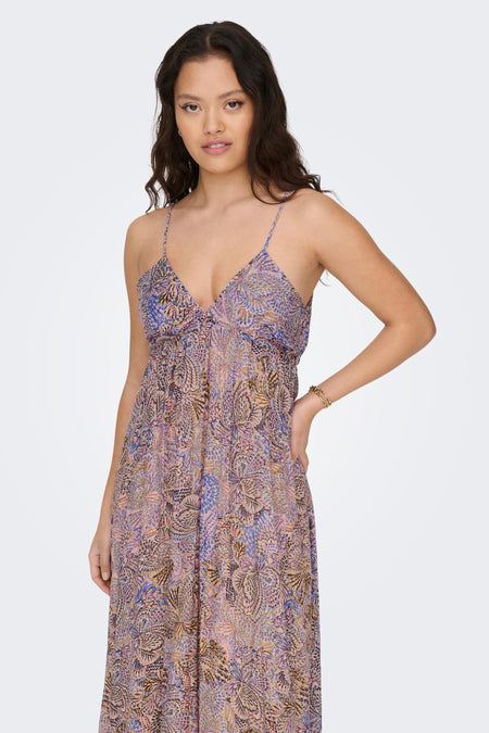 Robe longue - multicolore