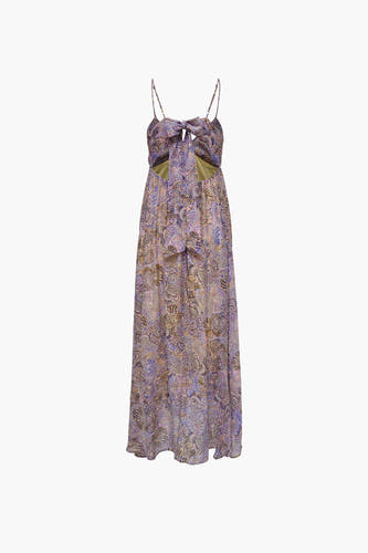 Robe longue - multicolore
