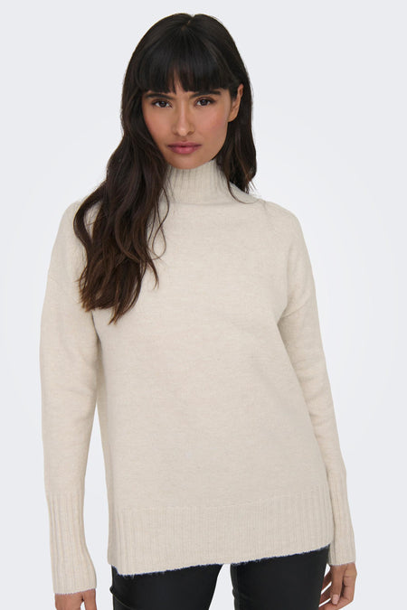 ONLGABRIEL LIFE L/S HIGHNECK KNT