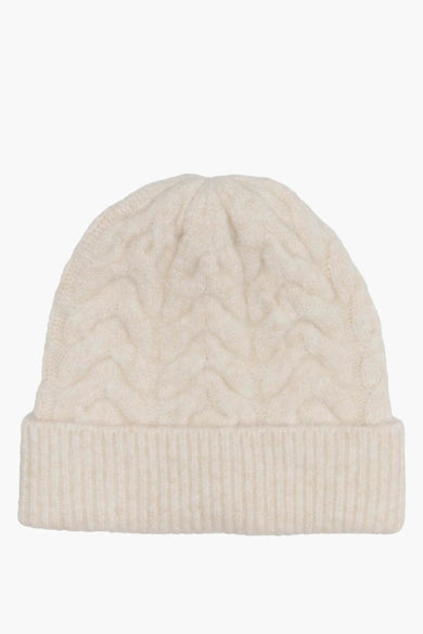 ONLANNA LIFE CABLE KNIT BEANIE CC