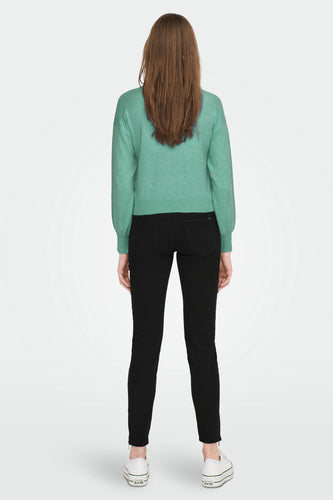 ONLMELANIE STAR L/S PULLOVER EX KNT