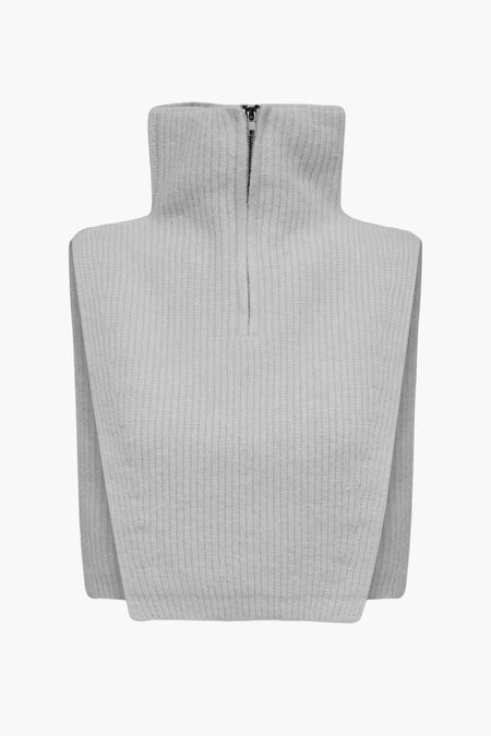 ONLFILUCA LIFE KNIT WOOL ZIP COLLAR CC