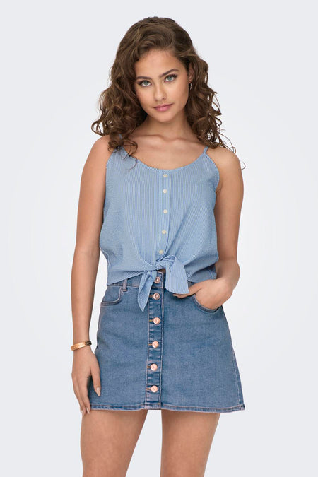 ONLLECEY SL KNOT SINGLET NOOS WVN