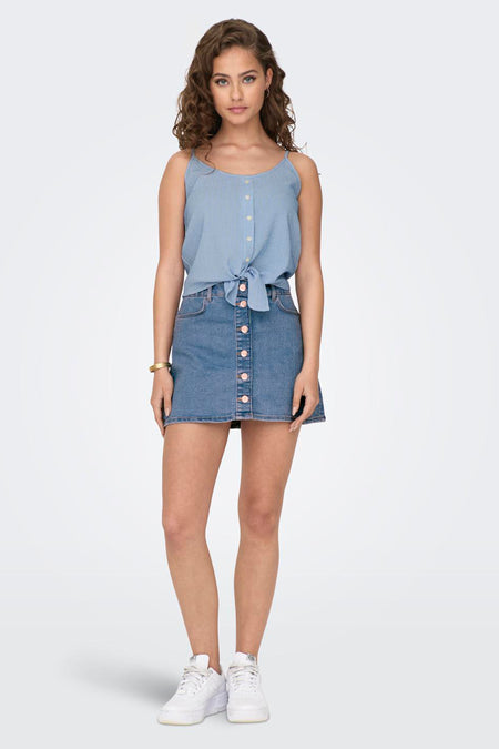 ONLLECEY SL KNOT SINGLET NOOS WVN