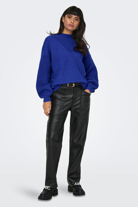 ONLALISA LIFE L/S STRUC HIGH NECK CC KNT