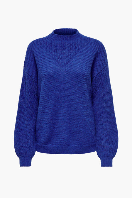 ONLALISA LIFE L/S STRUC HIGH NECK CC KNT