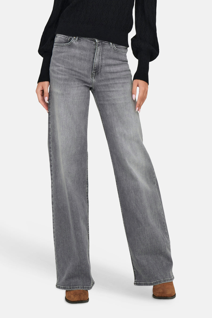 MADISON BLUSH - light grey denim