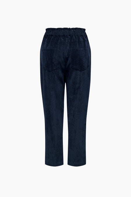 Pantalon bleu de JDY, avec ce taille élastique et des poches arrière.